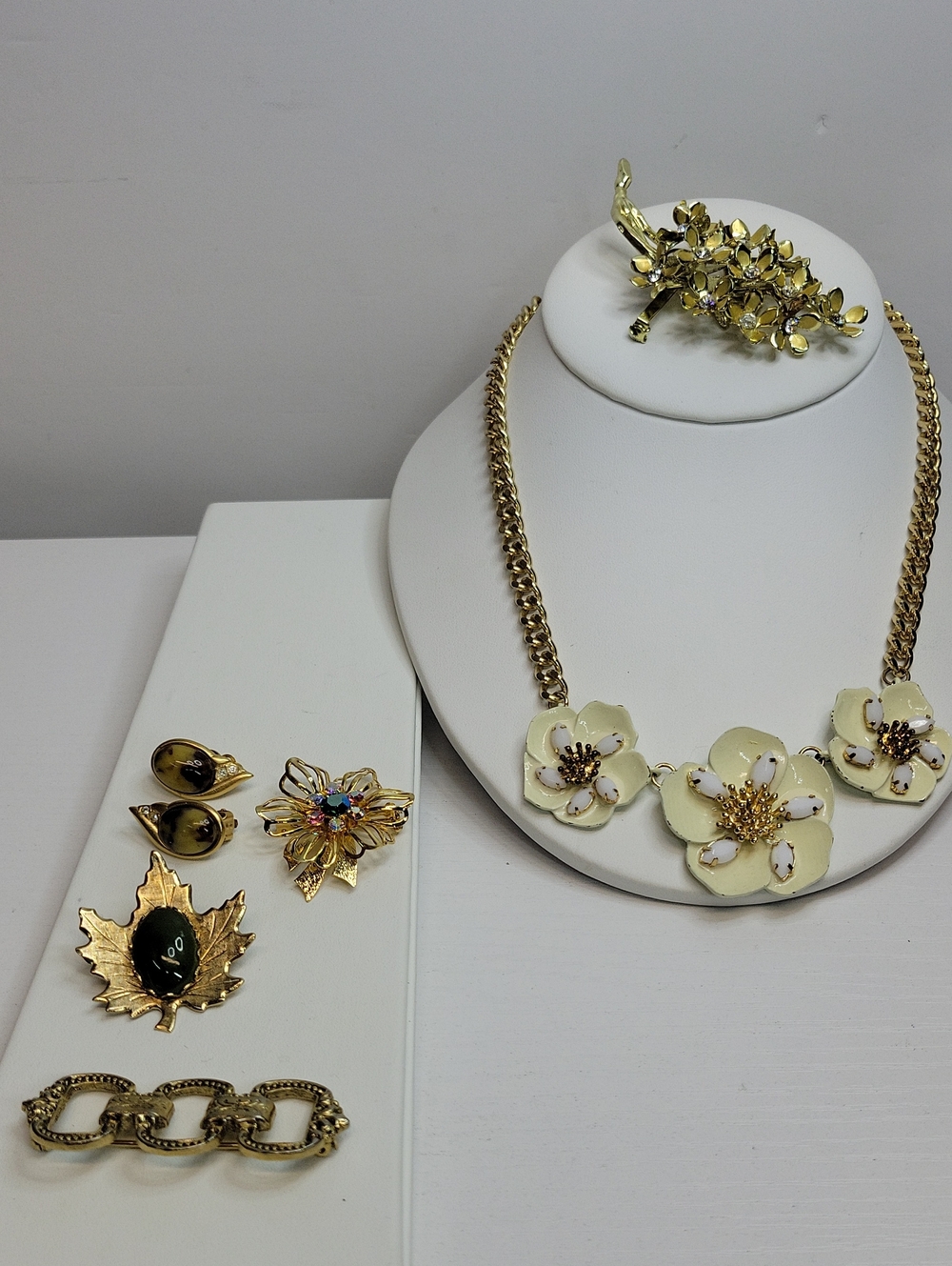 Vintage Gold-Tone Jewelry Bundle